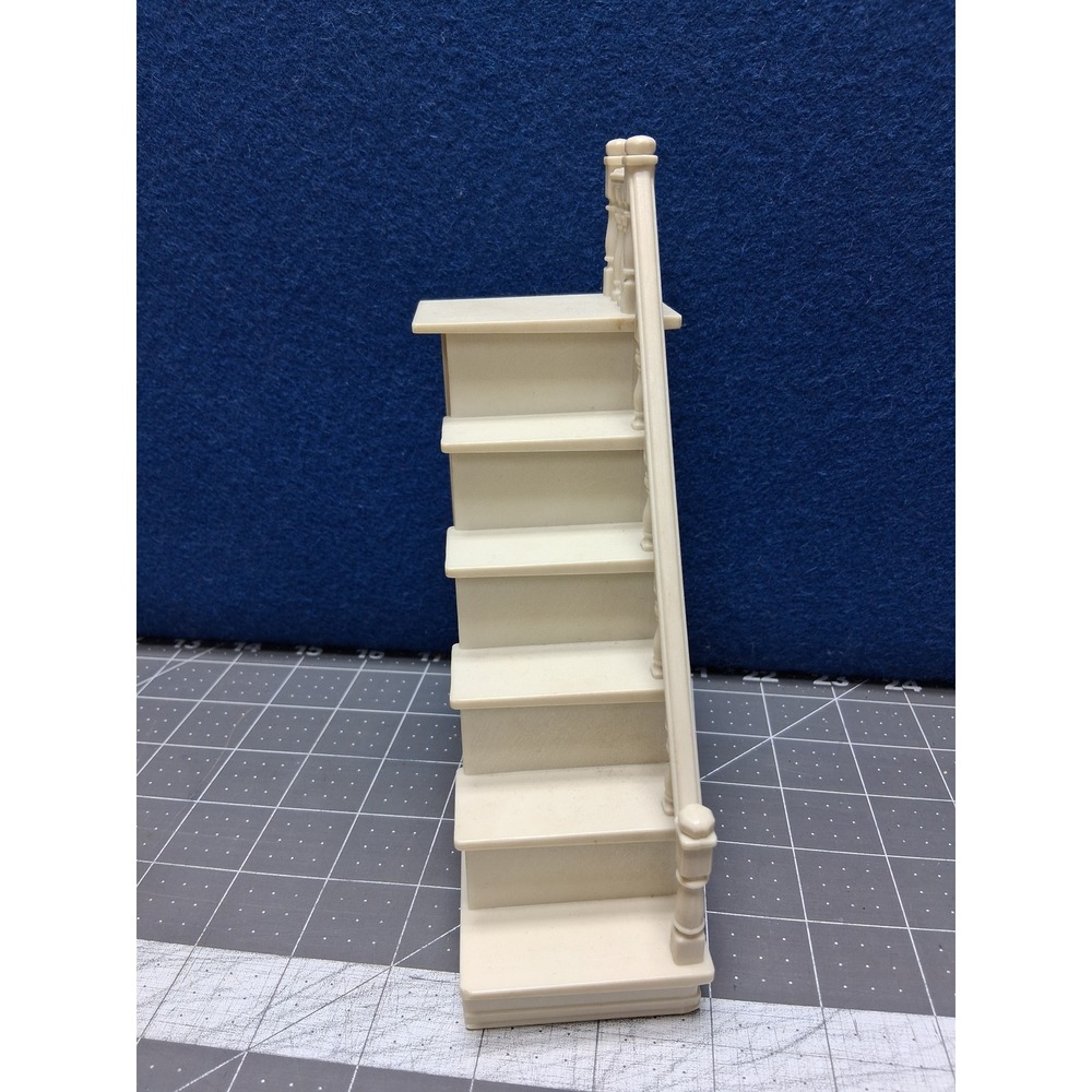 Calico Critters Dollhouse Staircase Cream Victorian Miniature Steps - Picture 2 of 11